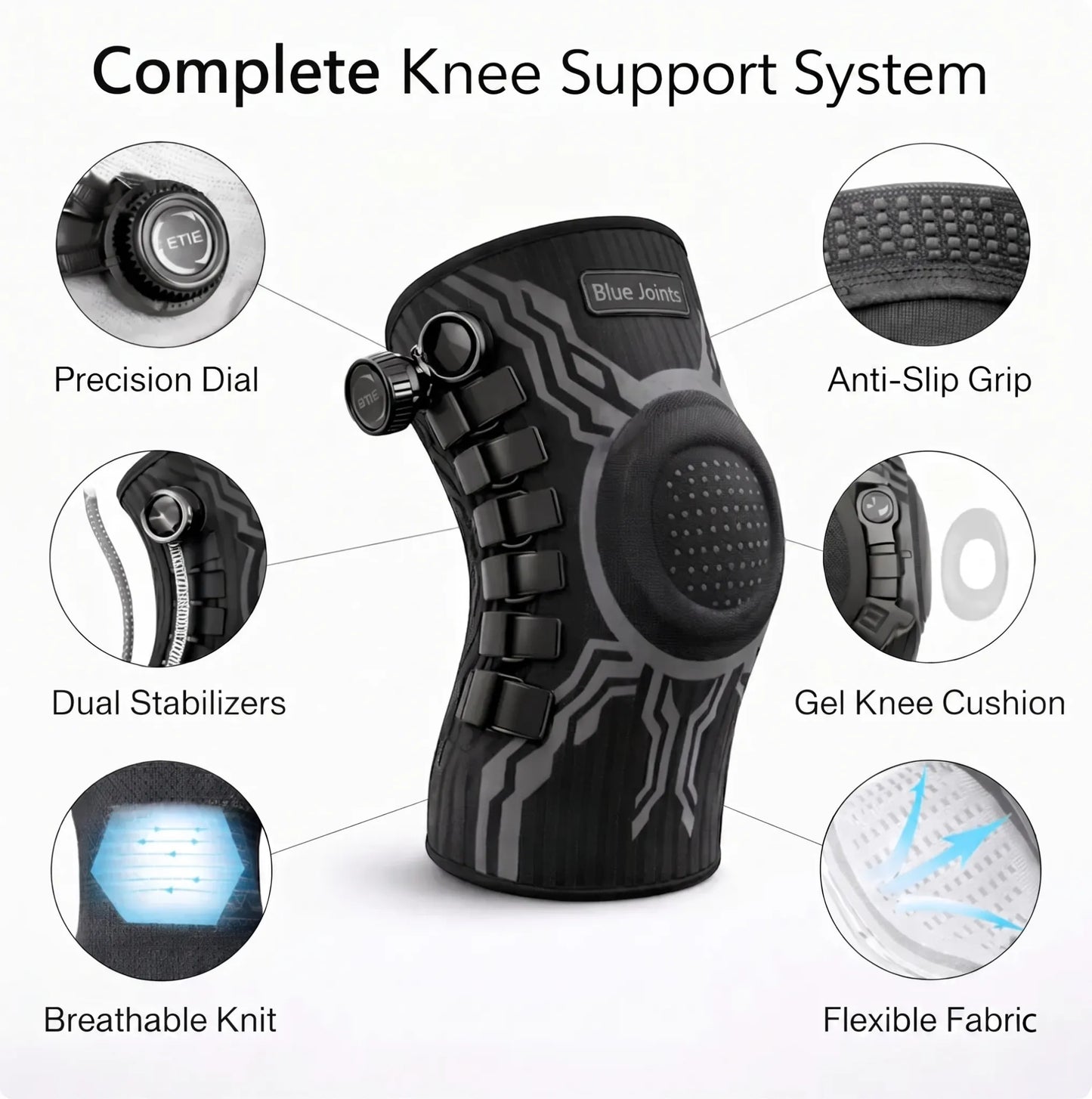 Blue Joints™ Knee Brace - Ultimate Support